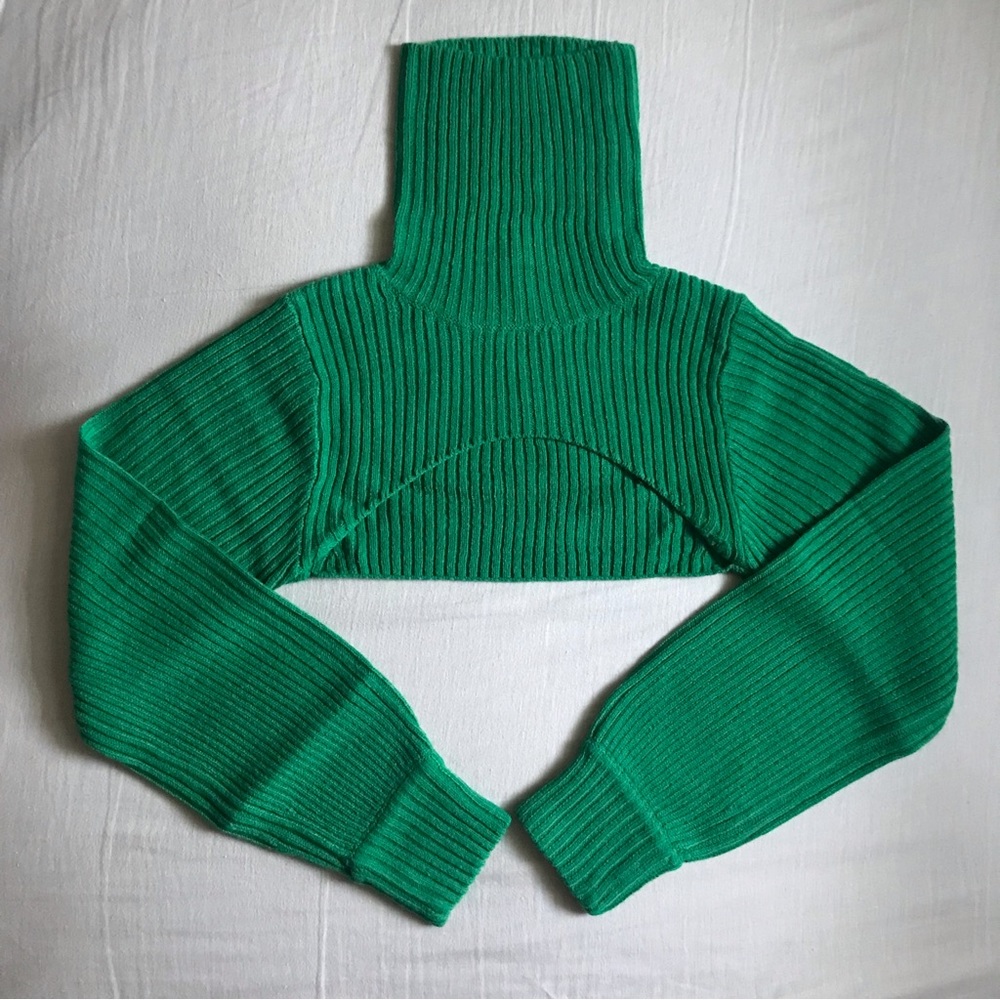 H&M Cropped Turtleneck, XS